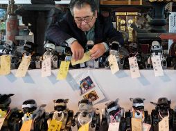 El funeral en el templo de Kofukuji.