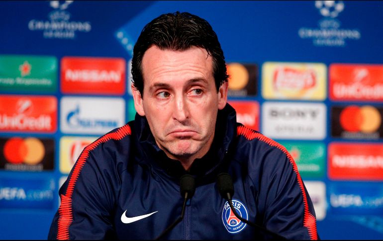 Emery entrenaba al PSG desde junio de 2016 y, aunque ha vencido la mayoría de títulos nacionales, falló en la Liga de Campeones. AP / F. Mori
