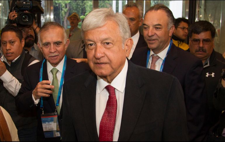 Aunque no vio las imágenes, el candidato presidencial condenó la actitud y la calificó como ofensa. NTX / J. Pazos