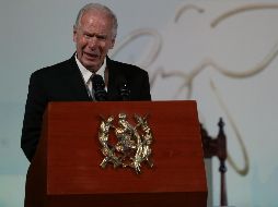 El exmandatario firmó los tratados de paz en ese país; pereció este viernes a los 72 años de edad. EFE / ARCHIVO