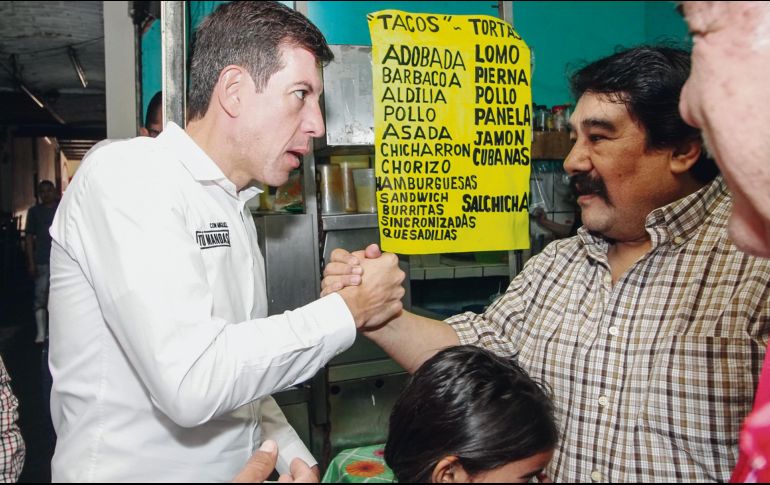 Encuentro. Miguel Castro se reunió con ciudadanos y militantes del PRI. ESPECIAL