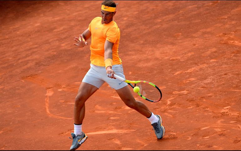 Tras llegar a la final del torneo, Rafa intentará sumar un título más a su palmarés; su próximo rival será el griego Stefanos Tsitsipas. AFP / J. Lago