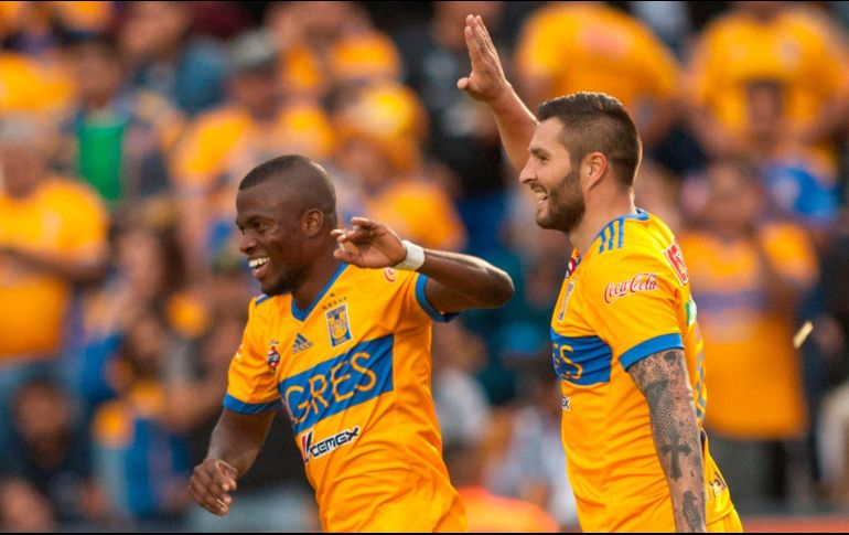 Los goles del encuentro fueron conseguidos por el ecuatoriano Enner Valencia a los 18 minutos y André-Pierre Gignac a los 57. AFP / J. Aguilar