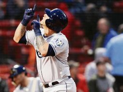 Poder. Wilson Ramos mostró su valía con el bate ayer frente a los Medias Rojas. AP