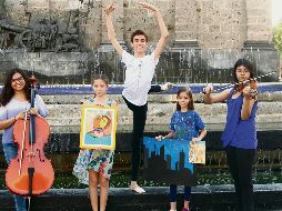 Los pequeños disfrutan de su día a día conjugando sus actividades escolares con el arte. EL INFORMADOR/E. Barrera