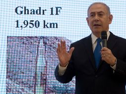 Netanyahu dijo que Israel obtuvo 55 mil documentos y 183 CDs con información “de los archivos nucleares de Irán”. AP / S. Scheiner