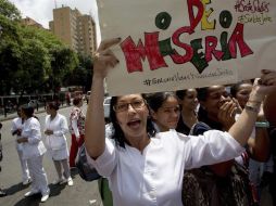 Casi la mitad de los médicos graduados en venezuela ha abandonado el país en los últimos diez años. AP / F. Llano