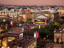 El fan fest se realizaría en la Plaza Liberación del Centro de Guadalajara. TWITTER / @united2026