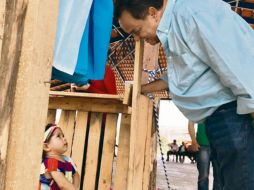 Cosío estuvo en el poblado de San Antonio de los Macedo, en Atenguillo. ESPECIAL