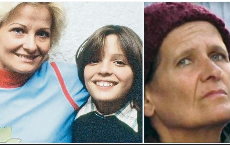 Marcela Basteri y Luis Miguel. En foto contigua, la imagen de una mujer que vive en Argentina y aseguran es la mamá del cantante. ESPECIAL