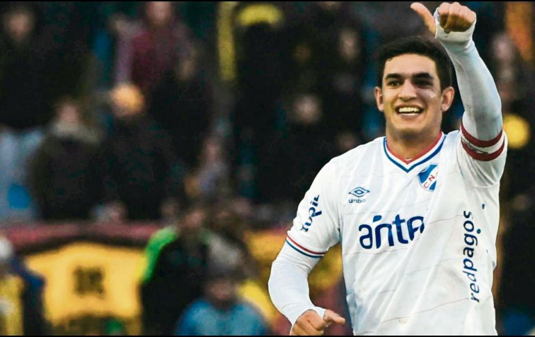 Diego Polenta. El jugador del Nacional podría vestir los colores de los Zorros del Atlas. AFP