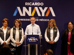 En conferencia de prensa, Anaya presenta un plan de cinco puntos para prevenir el embarazo adolescente. NTX