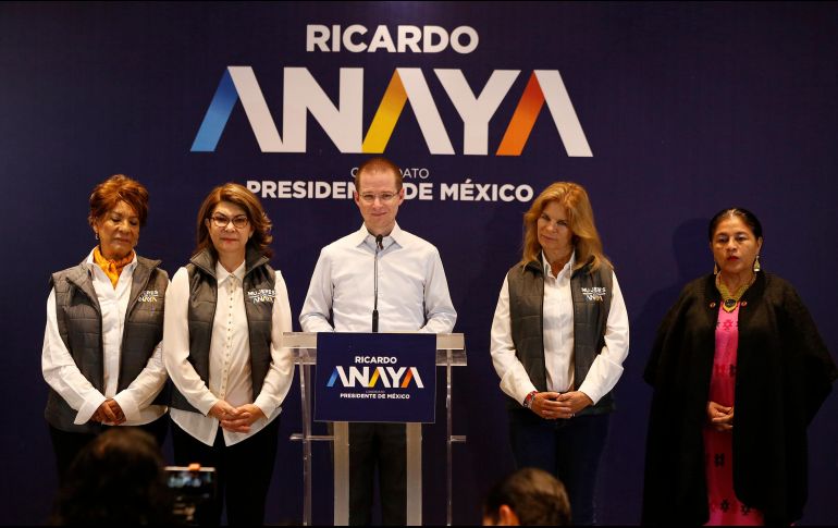 En conferencia de prensa, Anaya presenta un plan de cinco puntos para prevenir el embarazo adolescente. NTX