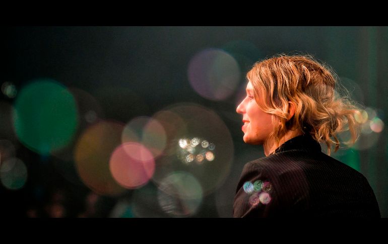 Chelsea Manning, exsoldado estadounidense y fuente de la filtración masiva de documentos del Gobierno de EU a WikiLeaks, habla en la jornada inaugural del foro 