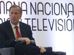 El priista participó en el marco de la 59 Semana Nacional de Radio y Televisión. SUN / G. Espinosa
