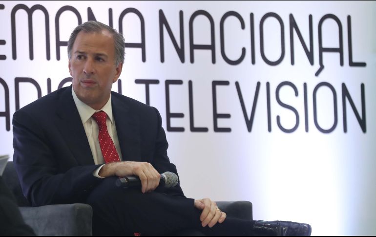 El priista participó en el marco de la 59 Semana Nacional de Radio y Televisión. SUN / G. Espinosa
