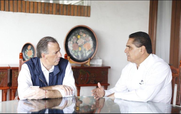 Aureoles y Meade se reunieron en Casa de Gobierno. TWITTER / @Silvano_A
