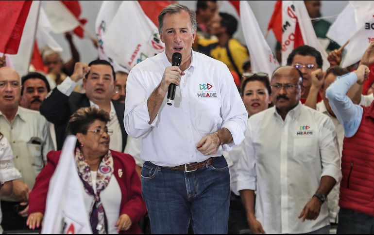 El priista aseguró que fue él quien tomó la decisión de comenzar los cambios en el partido y lo que sigue en su campaña. SUN / G. Espinosa