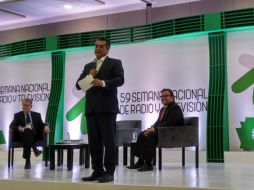 “El Bronco” participó en la 59 Semana Nacional de la Radio y la Televisión de la CIRT. TWITTER / @mikeoax