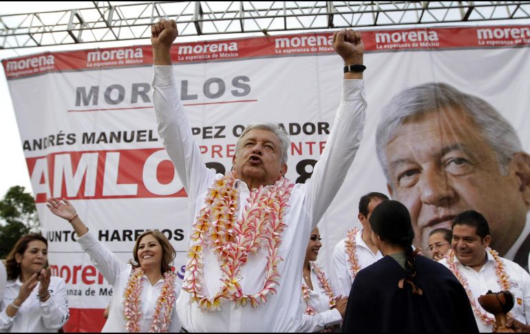 El candidato presidencial está dispuesto al diálogo “siempre y cuando se respete el estado de derecho y se haga el compromiso de que ya no vayan a seguir medrando al amparo del poder público”.  NTX / ESPECIAL