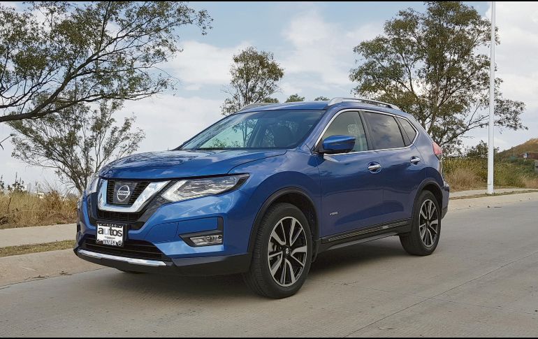 Por fuera no se perciben cambios notables en el diseño de la Nissan X-Trail Hybrid, comparándola con la versión normal. EL INFORMADOR / M. Castillo