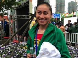González, referente de la marcha mexicana, no tuvo complicaciones para quedarse con el primer lugar al detener su registro en 1:26.38, la mejor marca de la temporada. TWITTER / @iaaforg