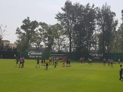 La defensa del equipo hidalguense evitó a toda costa el gol que los dejara fuera de la competencia. TWITTER / @FelipeRomero_10