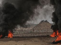 El Ministerio de Salud de ese territorio palestino informó que otras seis personas resultaron heridas. EFE/ M. Saber