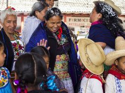 Marichuy, vocera del CIG, criticó el gasto que los candidatos han realizado durante sus campañas. AFP / ARCHIVO