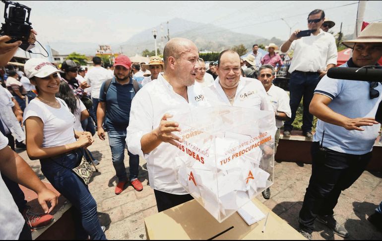 El candidato se comprometió a que los beneficios de su programa de Gobierno se verán reflejados en los primeros años de su gestión. ESPECIAL