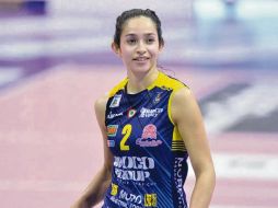 Samantha obtuvo otro resultado positivo en su segundo año en la Liga Italiana de Voleibol y con el equipo Conegliano. ESPECIAL