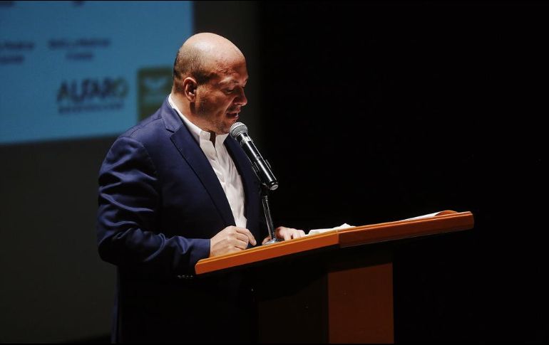 Alfaro reiteró que presentará denuncias para castigar la corrupción y excesos en el uso de recursos del sector. ESPECIAL / Enrique Alfaro