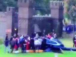 Novia cae en helicóptero al llegar a su boda en Brasil