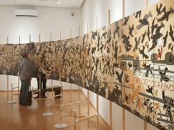 “El muro de los rapaces”. Propuesta del artista René Derouin. EL INFORMADOR/E. Esparza