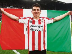 El “Chucky” colaboró para que el PSV se convirtiera en campeón del torneo y el mexicano estuvo a punto de quedarse con el título de goleo (17 dianas). TWITTER/@psveindhoven