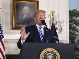 Donald critica el acuerdo porque no incluye el programa de misiles iraní ni el apoyo de Teherán a grupos como el libanés Jezbolá o el gobierno del presidente sirio Bashar Assad. AFP / S. Loeb