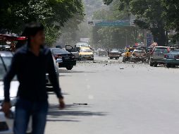 Vista de los daños ocasionados por uno de los ataques. AP/R. Gul