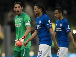 Peña (C) llegó a Cruz Azul en enero de este año a petición de Pedro Caixinha, exentrenador de los Rangers. MEXSPORT/Archivo