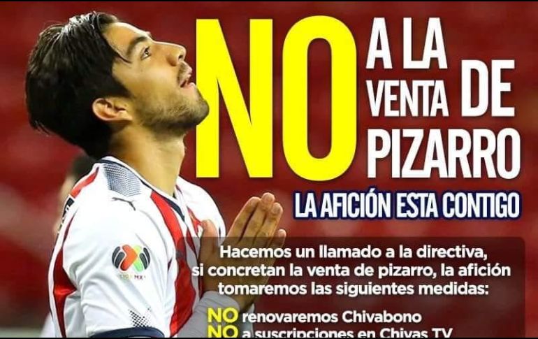 Los aficionados han hecho circular en redes sociales imágenes que invitan a aplicar un boicot al club y las marcas que lo patrocinan.ESPECIAL/TWITTER.