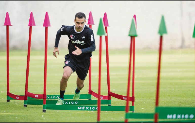 Rafa Márquez. El jugador se mantuvo entrenando pese a no tener certeza de ser convocado por Osorio al Tri. MEXSPORT