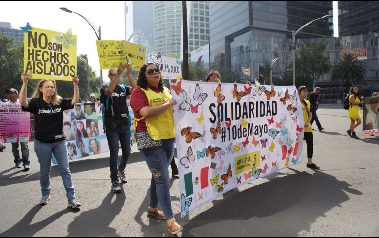 Los organismos internacionales y ONGs indican que las madres de desaparecidos son un ejemplo para la sociedad por su valentía y coraje. TWITTER / @AIMexico