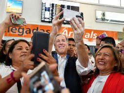 Este jueves, el candidato del PRI ofreció que de llegar a la presidencia dará mil 200 pesos a jefas de familia. NTX / Especial