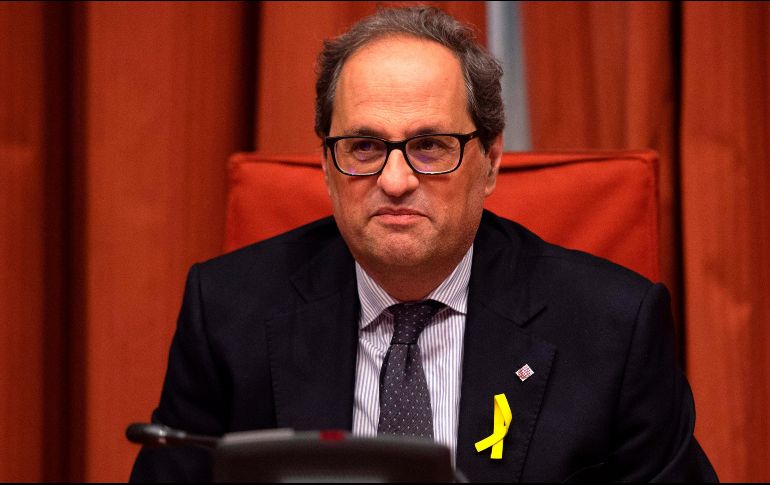 Torra (imagen) fue designado ayer nuevo candidato por Puigdemont como 