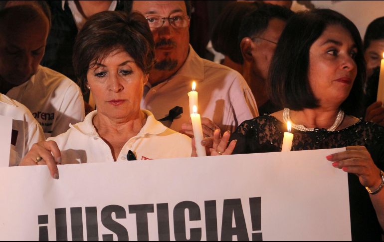 Carlos Zamarripa Aguirre, candidato a una alcaldía en Guanajuato, fue asesinado a mediodía de hoy, viernes 11 de agosto, frente a simpatizantes y militantes de su partido. AFP / G. Becerra