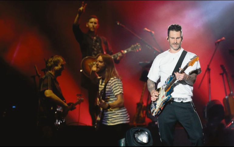 Escenario. Los estadounidenses tocaron Love Somebody y Animal, de las que más encendieron. EL INFORMADOR/F. Atilano