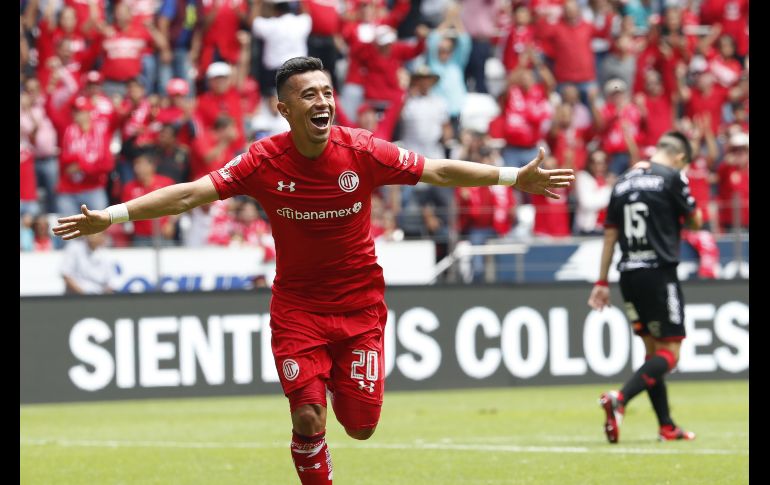 Letal Cuatro de los cinco goles de Toluca en la serie ante Xolos fueron anotados por Uribe. EFE/J. Nuñez