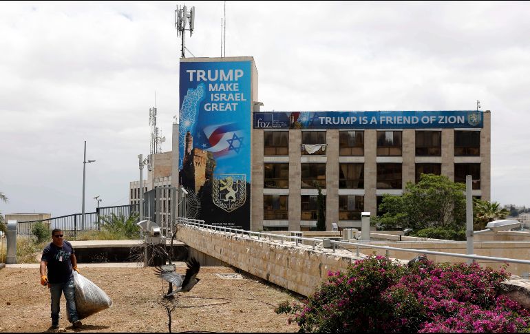 EU será el primer país en tener su representación diplomática ante Israel en Jerusalén desde 2006. EFE /A. Sultan