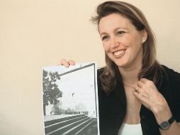 Historia. Federica Zanco en la firma del convenio de colaboración con la fundación Barragán, en 2002. EL INFORMADOR