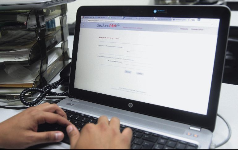 La organización Data Cívica analizó la información incluida en Declaranet. EL INFORMADOR/E. Barrera