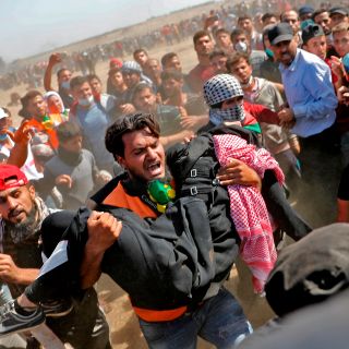 Fotogalería: Violentas protestas en Gaza contra embajada de EU en Jerusalén
